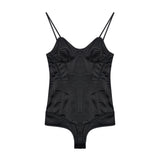 Body satin in nero 