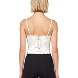 Body satin in avorio 