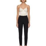 Body satin in avorio 