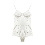 Body satin in avorio 