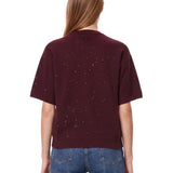 Maglia Lucilla in bordeaux 