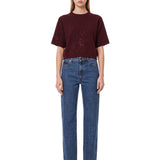 Maglia Lucilla in bordeaux 