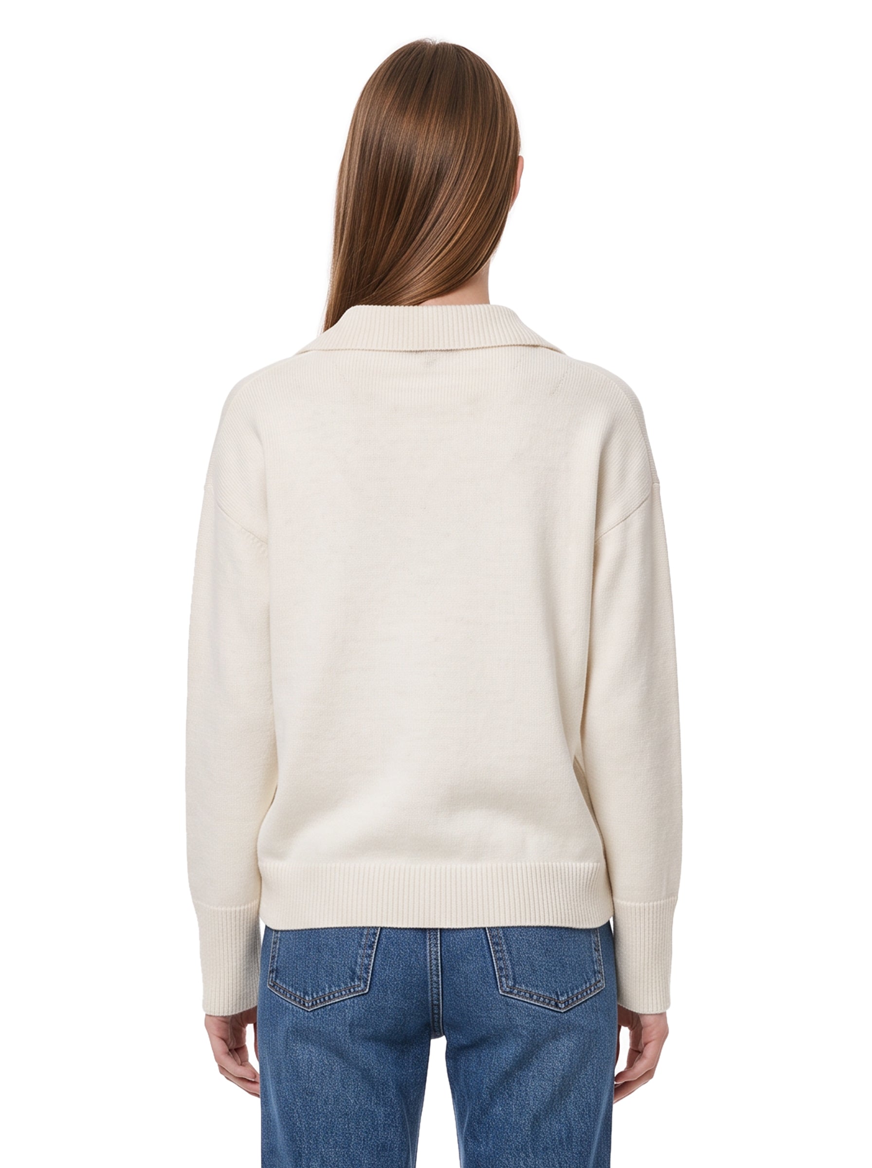 Pullover Sele in avorio 