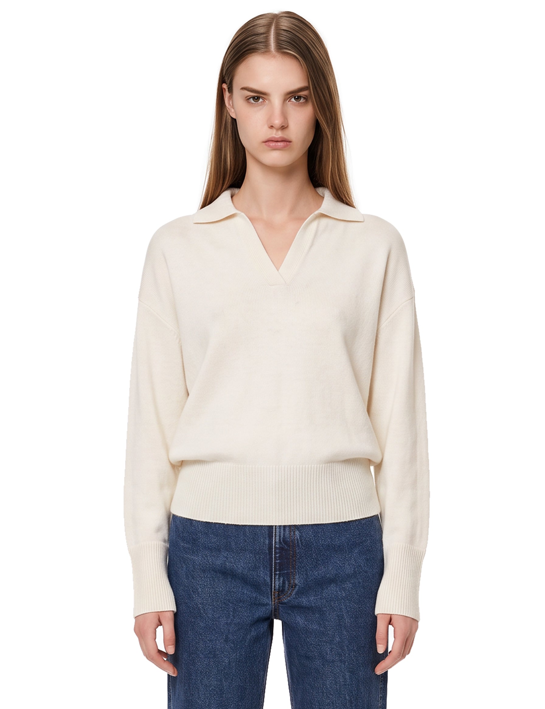 Pullover Sele in avorio 