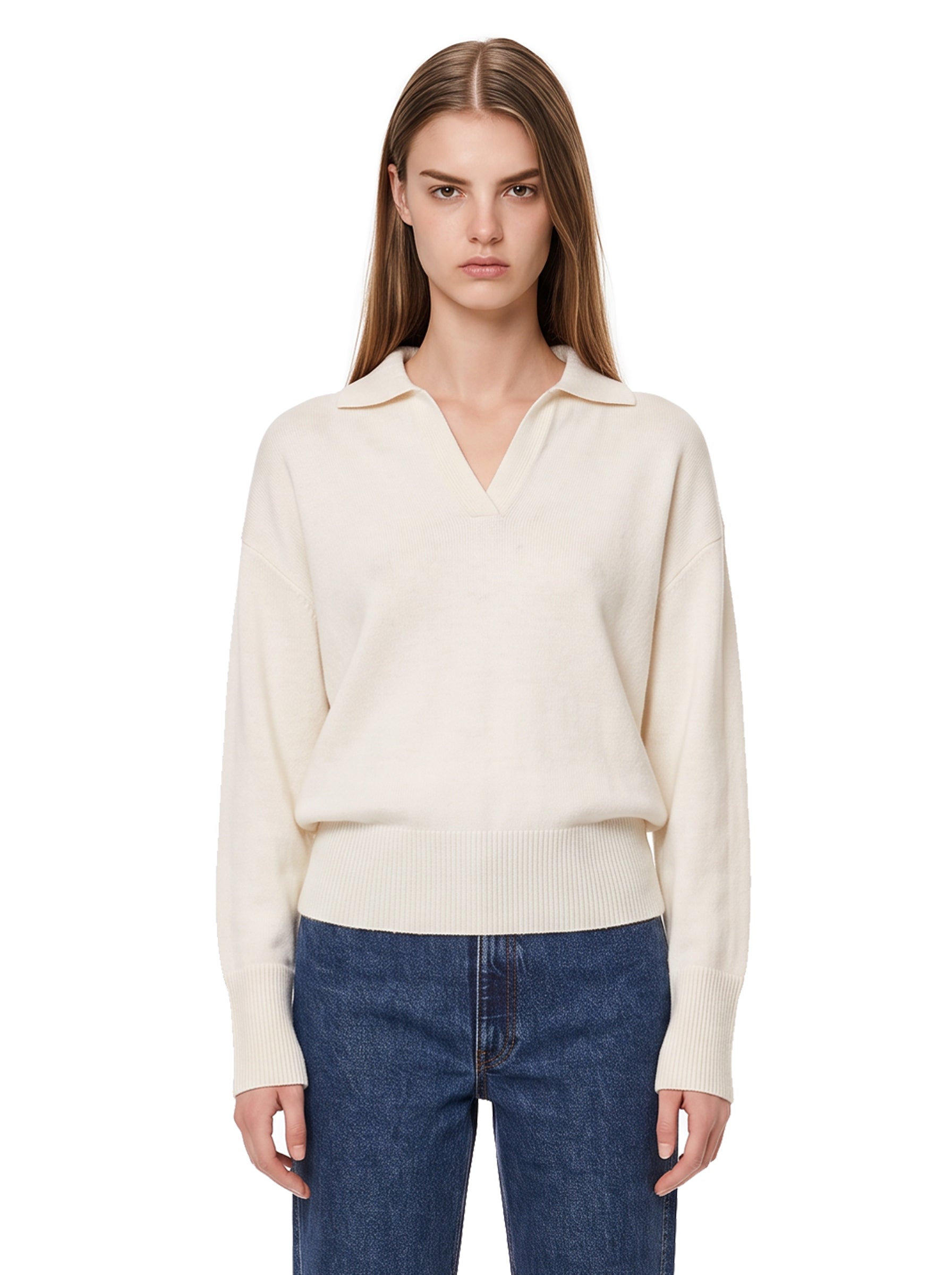 Pullover Sele in avorio 
