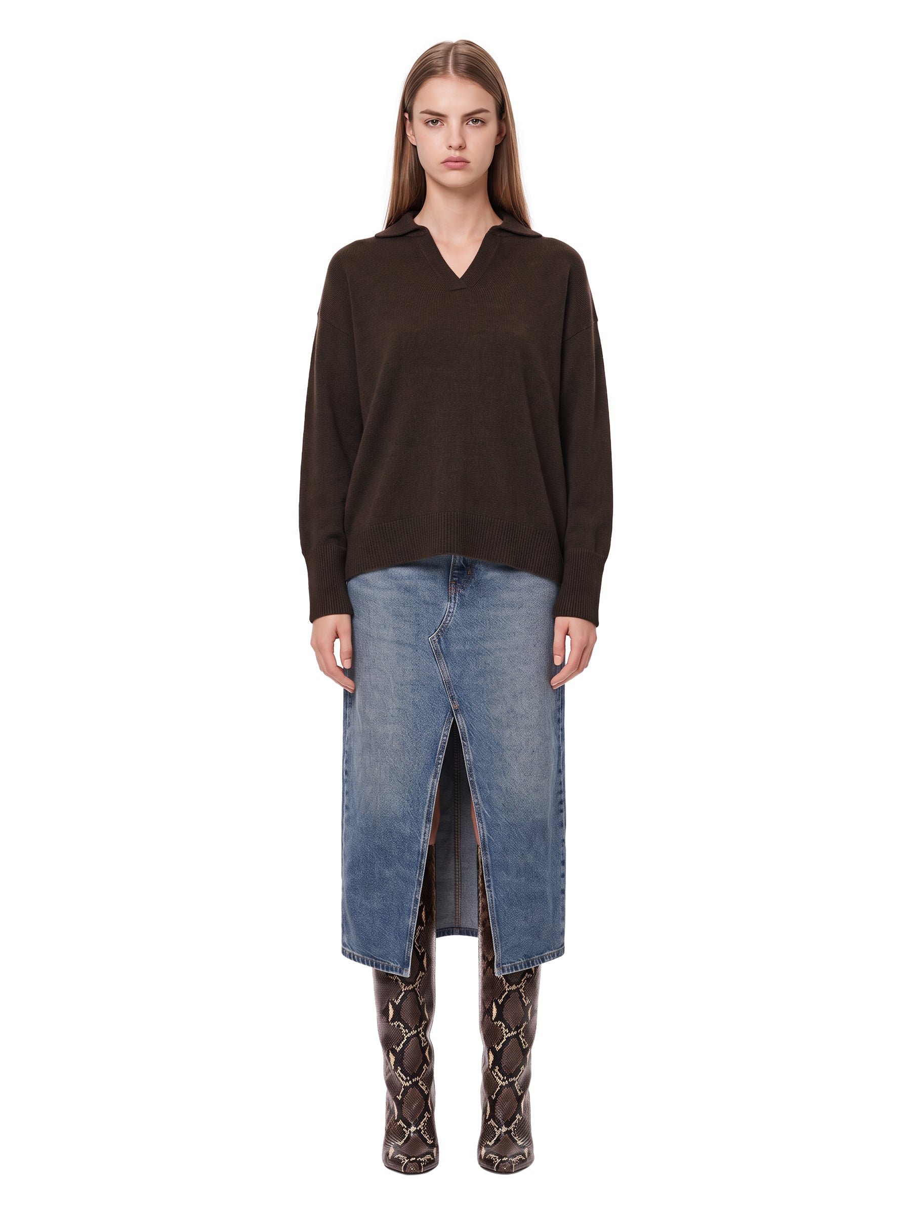 Pullover Sele in marrone 