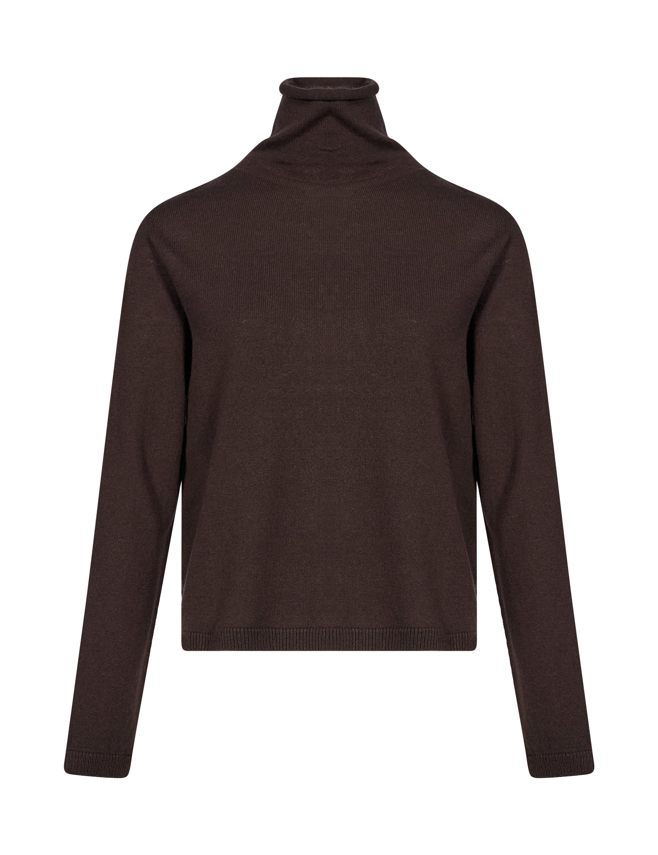 Pullover dolcevita Baviera in marrone 