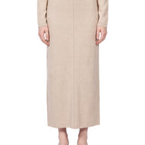 Gonna midi a matita Florida in beige 