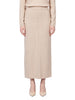 Gonna midi a matita Florida in beige