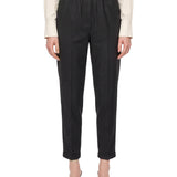 Pantaloni a sigaretta Rosalba in grigio 