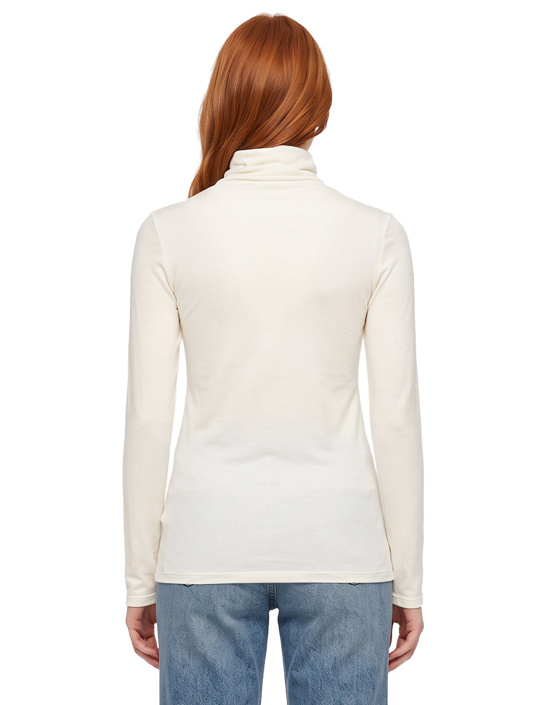 Maglia dolcevita Condor in bianco 