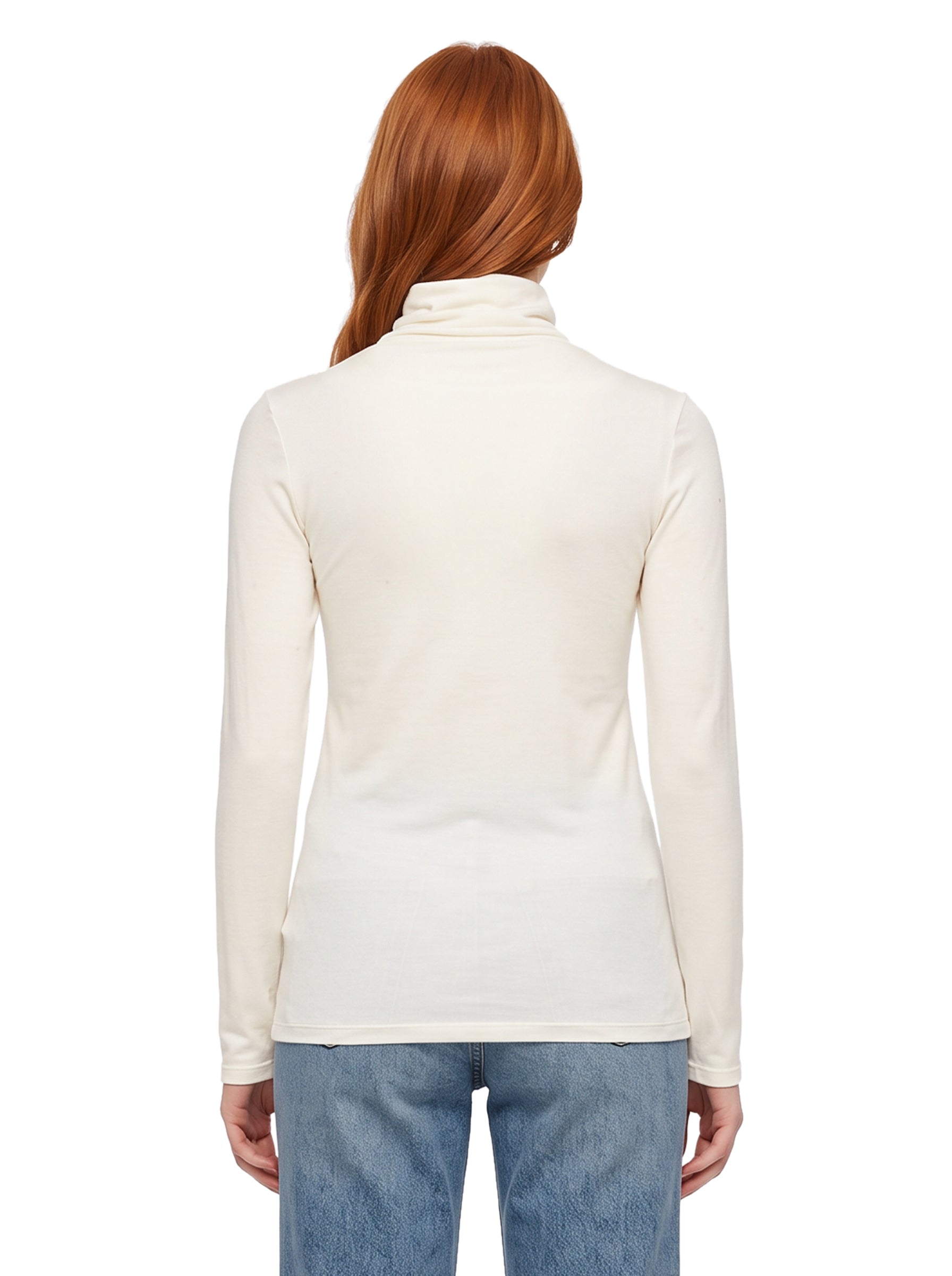 Maglia dolcevita Condor in bianco 