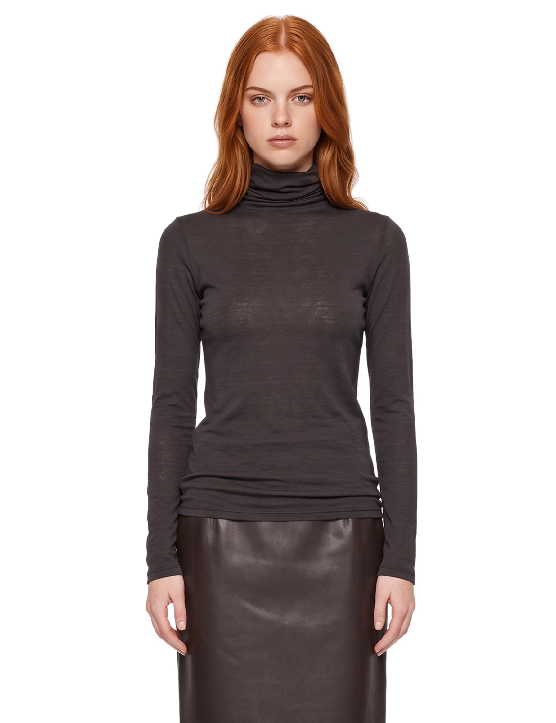 Maglia dolcevita Condor in marrone 