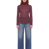 Maglia dolcevita Condor in bordeaux 