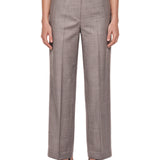 Pantaloni con pinces Silvio in grigio 