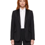 Blazer monopetto Pandolce in nero 
