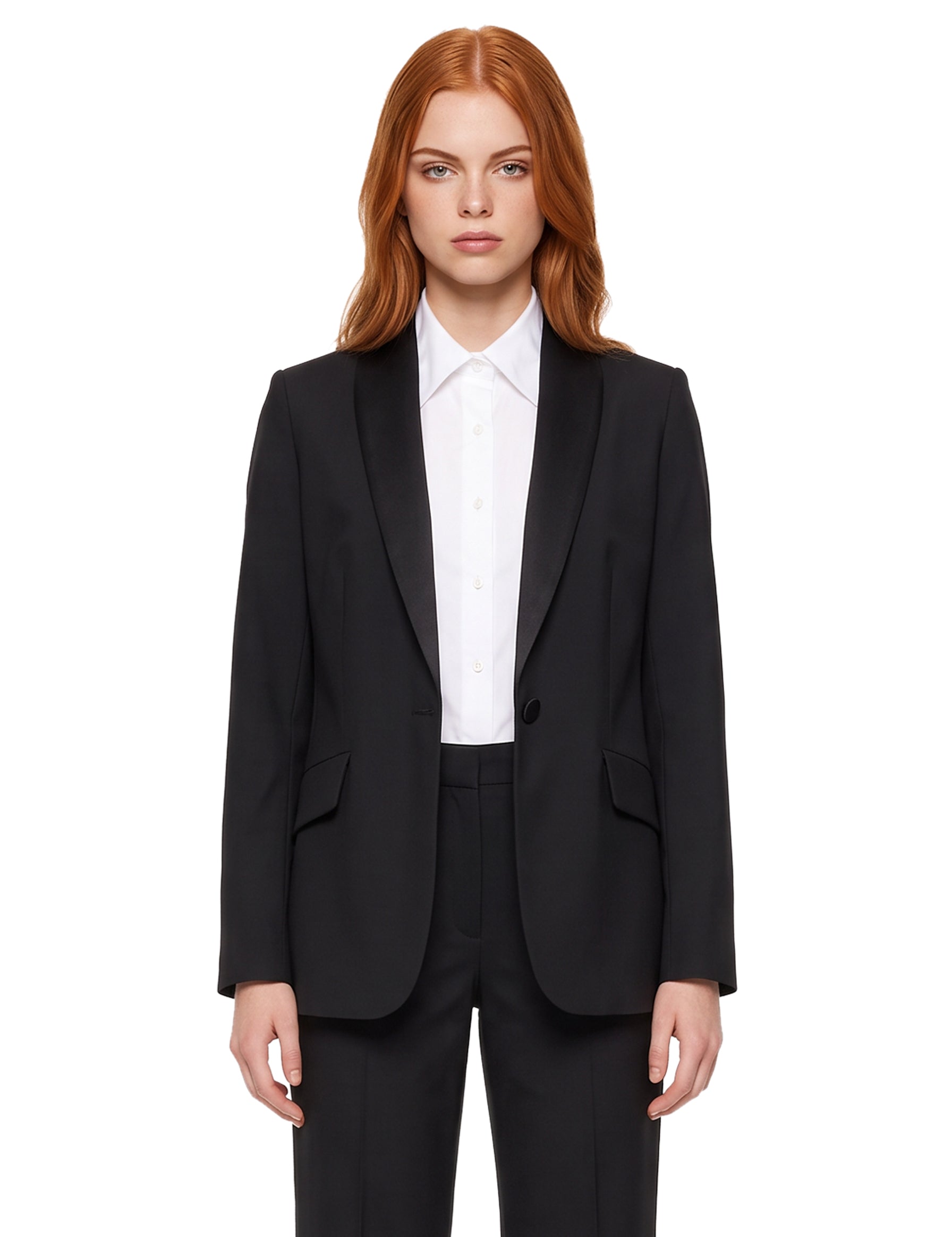 Blazer monopetto Pandolce in nero 