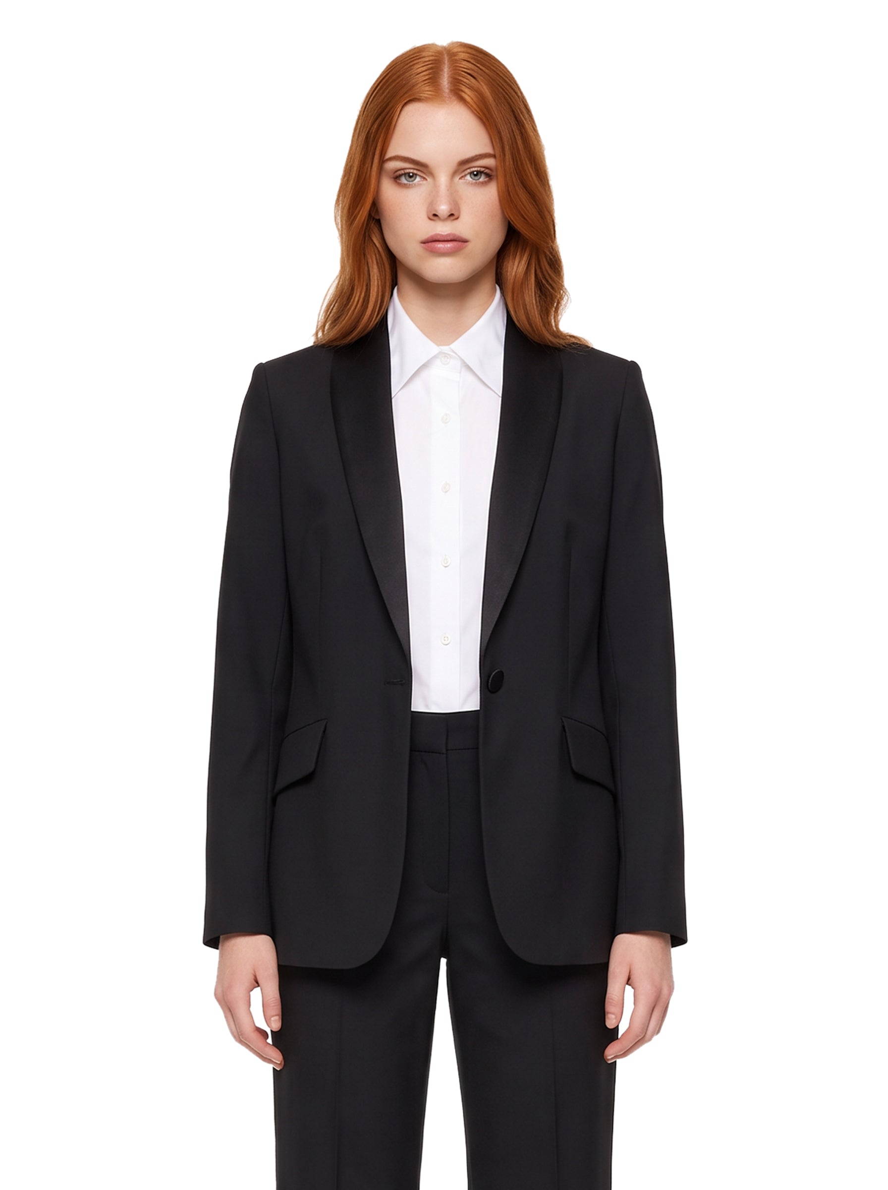 Blazer monopetto Pandolce in nero 