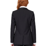 Blazer monopetto Pandolce in nero 