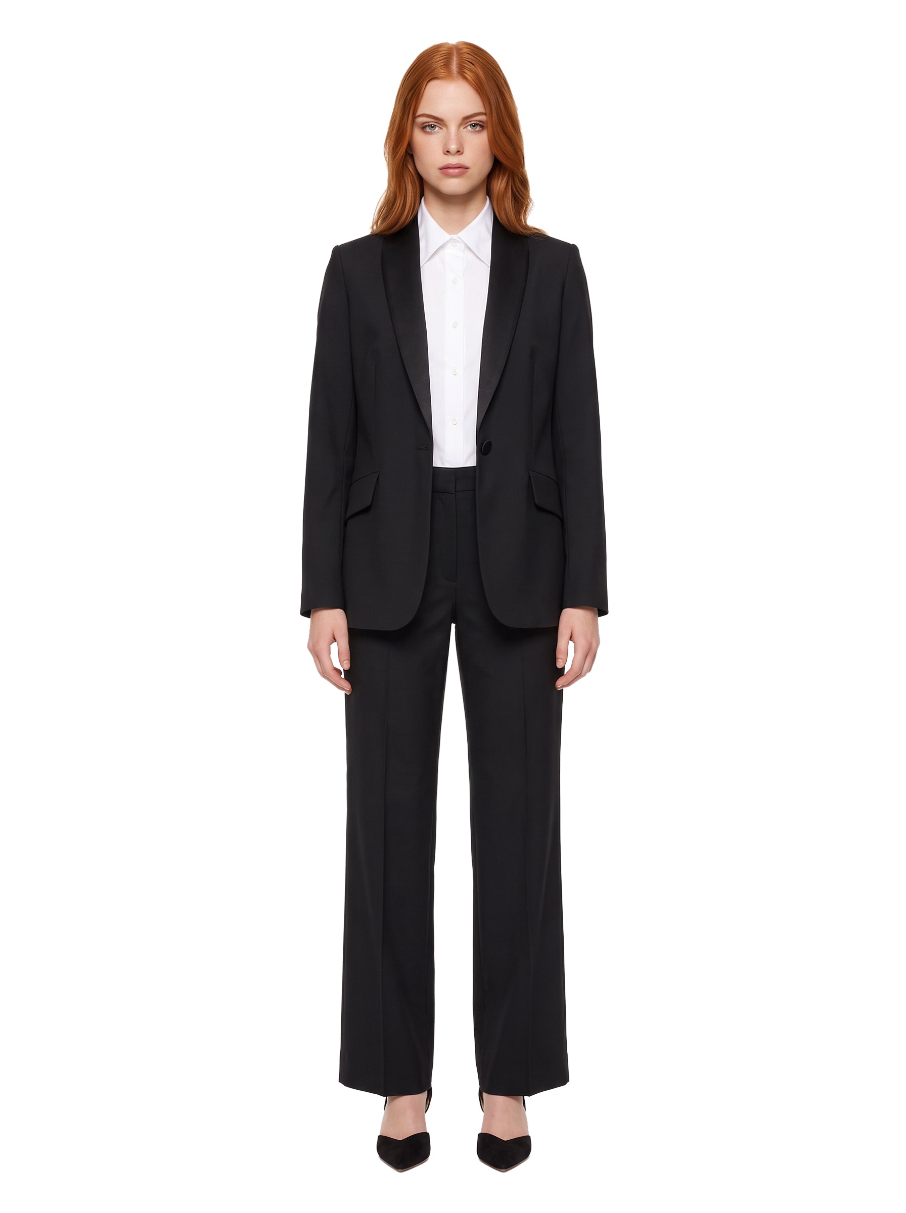 Blazer monopetto Pandolce in nero 