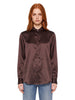 Camicia in seta Chisone in marrone