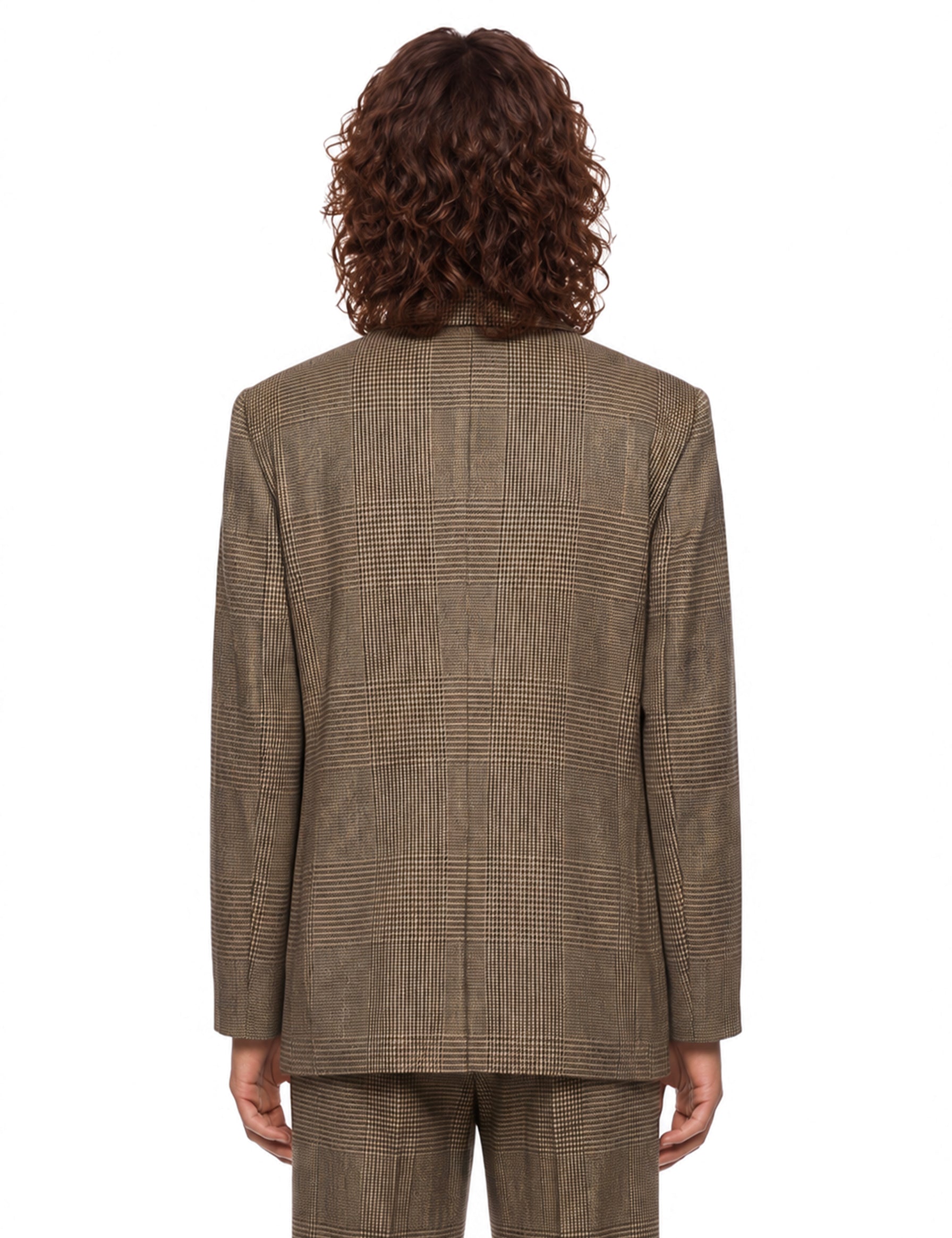Blazer doppiopetto Hime in marrone 