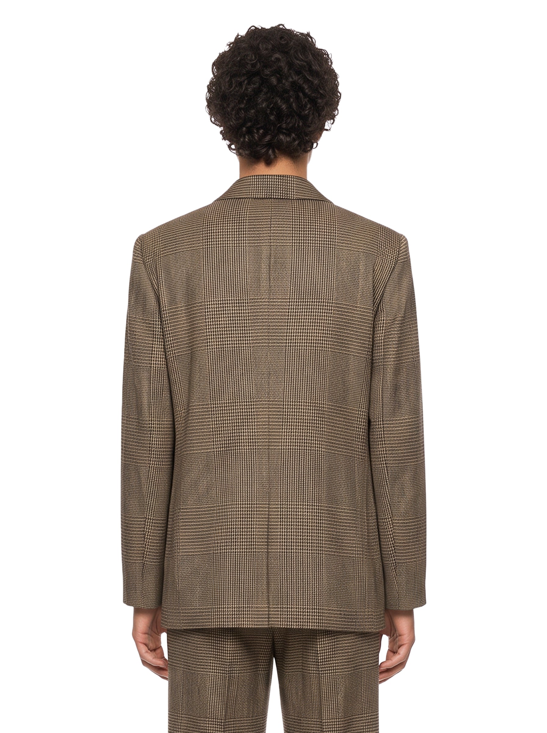 Blazer doppiopetto Hime in marrone 