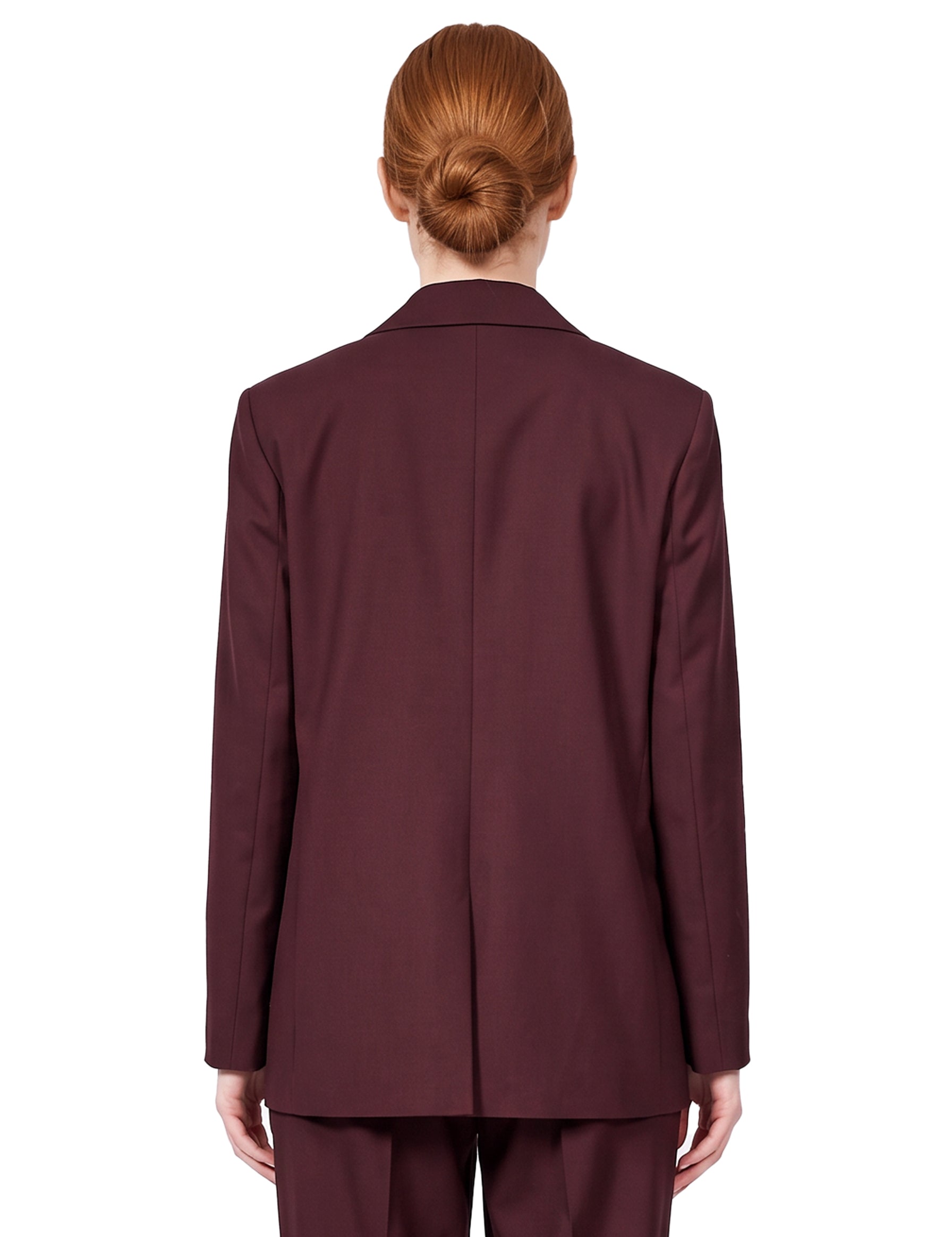 Blazer doppiopetto Hime in bordeaux 