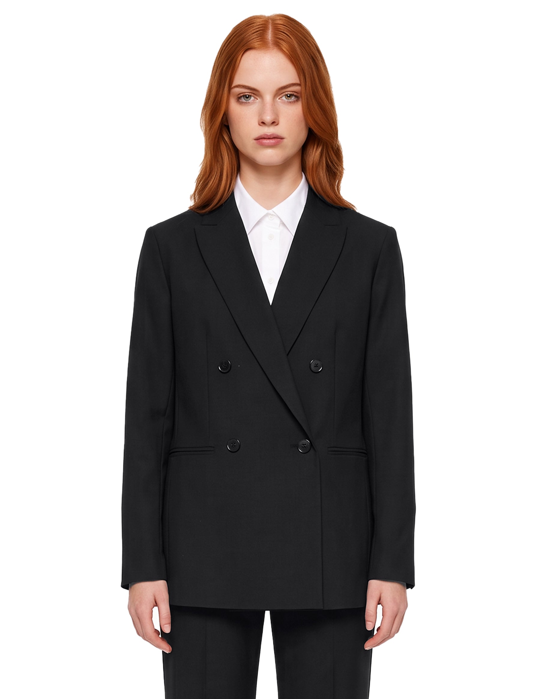 Blazer doppiopetto Hime in nero 