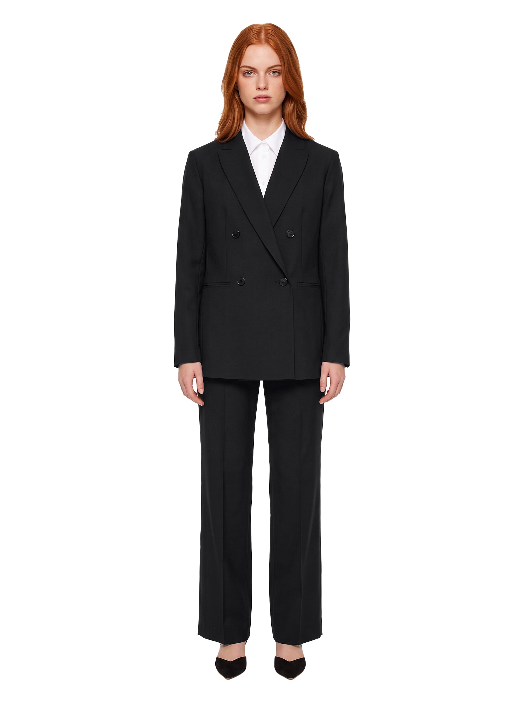 Blazer doppiopetto Hime in nero 