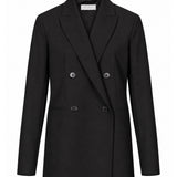 Blazer doppiopetto Hime in nero 