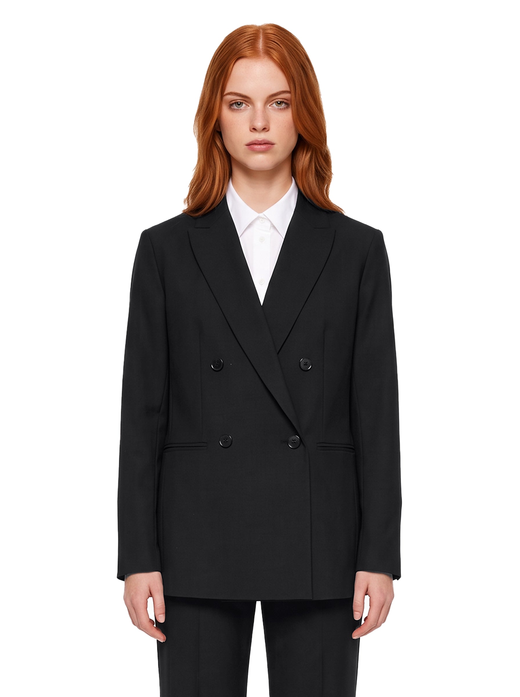 Blazer doppiopetto Hime in nero 
