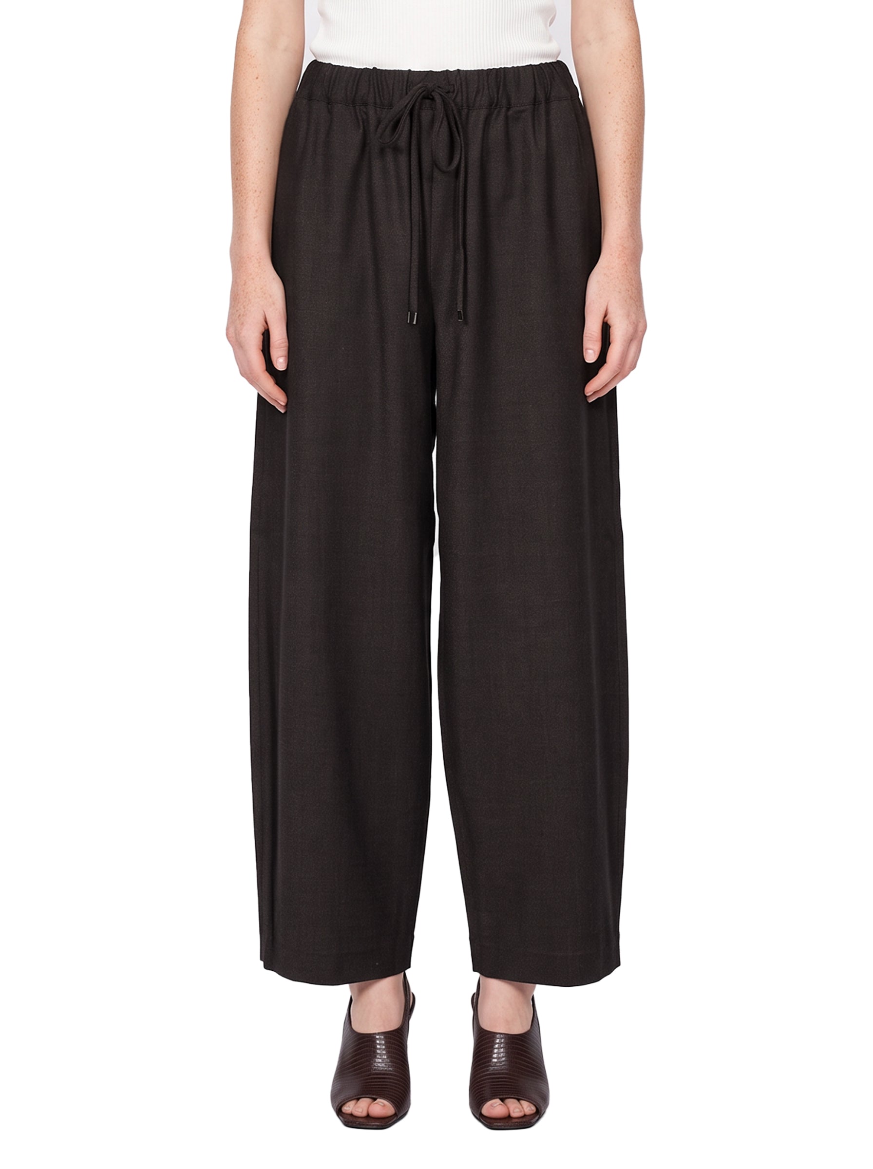 Pantaloni con coulisse San Lorenzo in marrone 