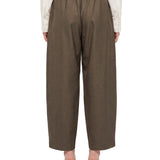 Pantaloni con coulisse San Lorenzo in verde khaki 