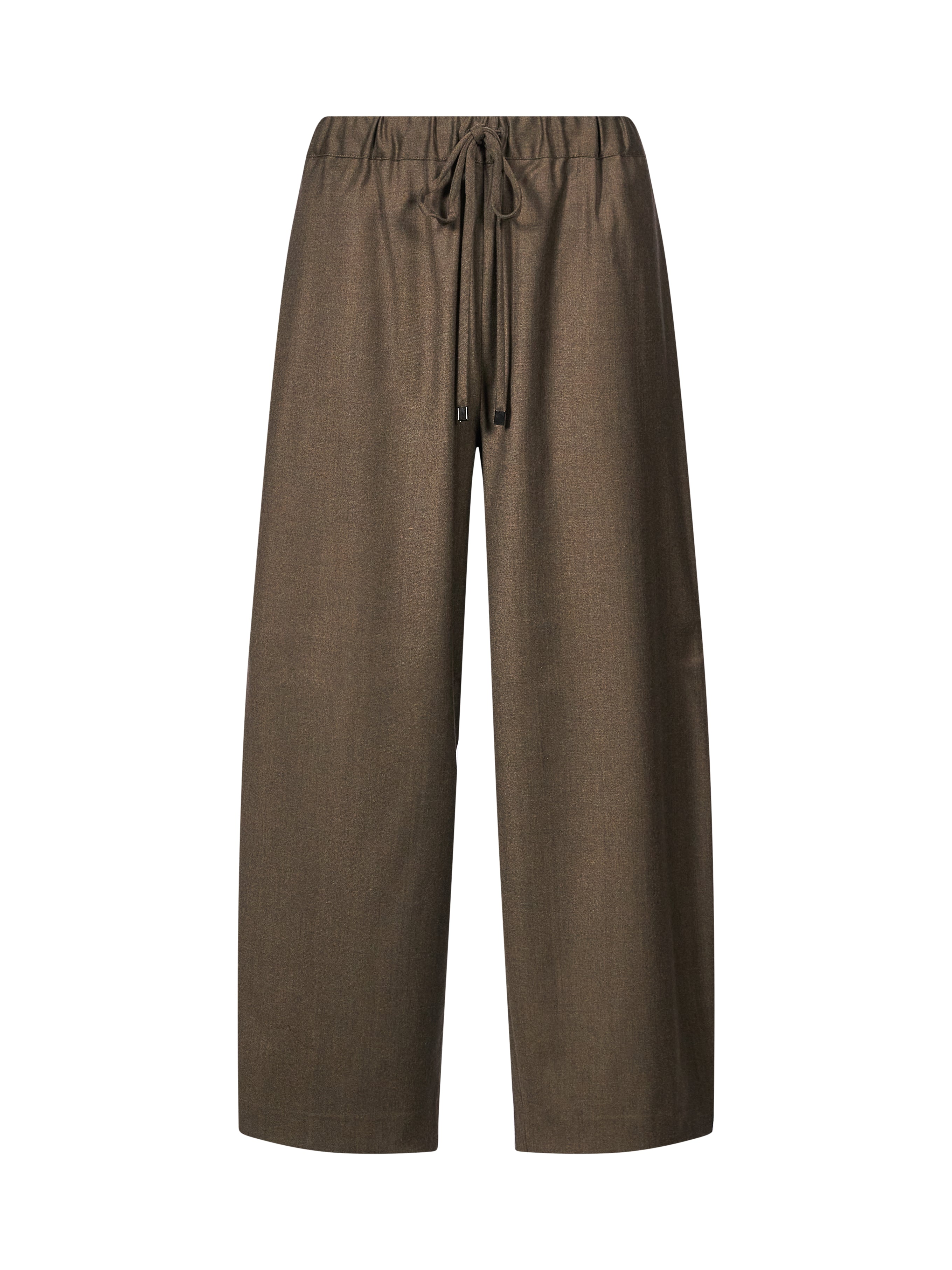 Pantaloni con coulisse San Lorenzo in verde khaki 