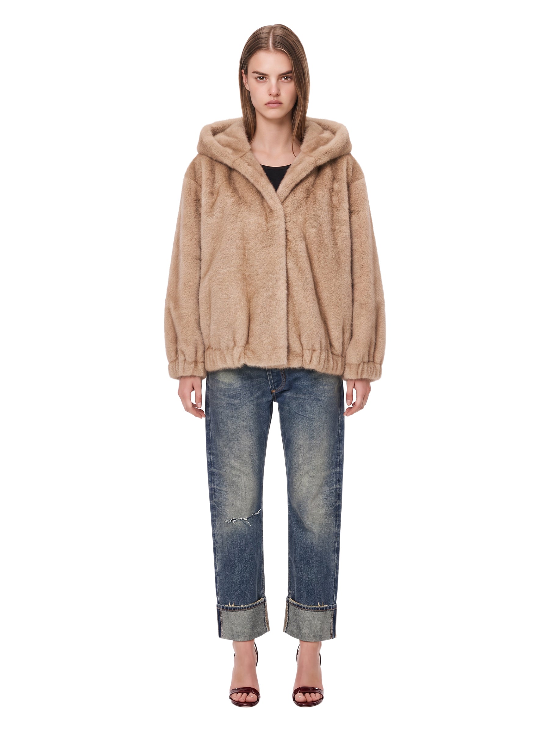 Giacca Girella in beige 