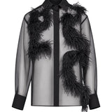 Camicia Mirra in nero 
