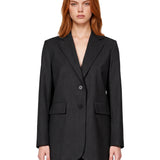 Blazer lungo Gentileschi in grigio 