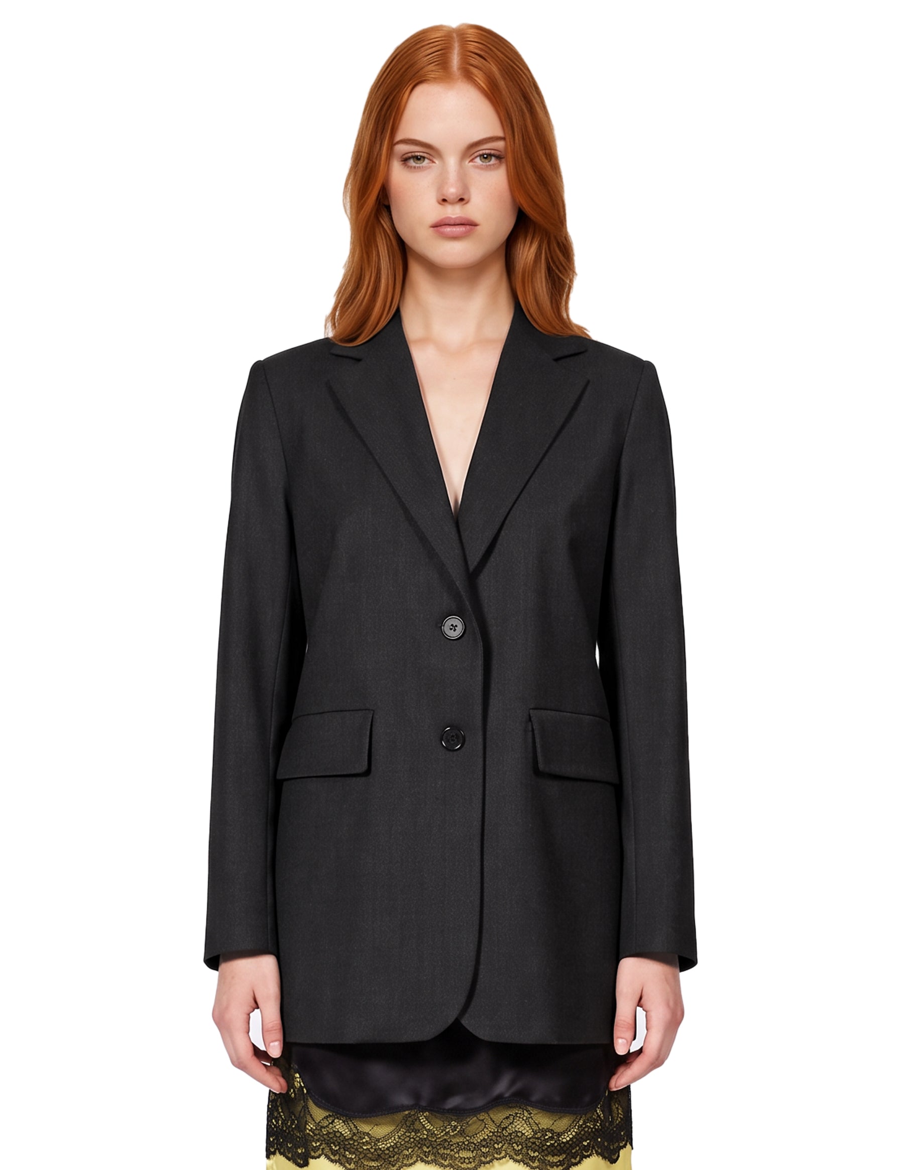 Blazer lungo Gentileschi in grigio 