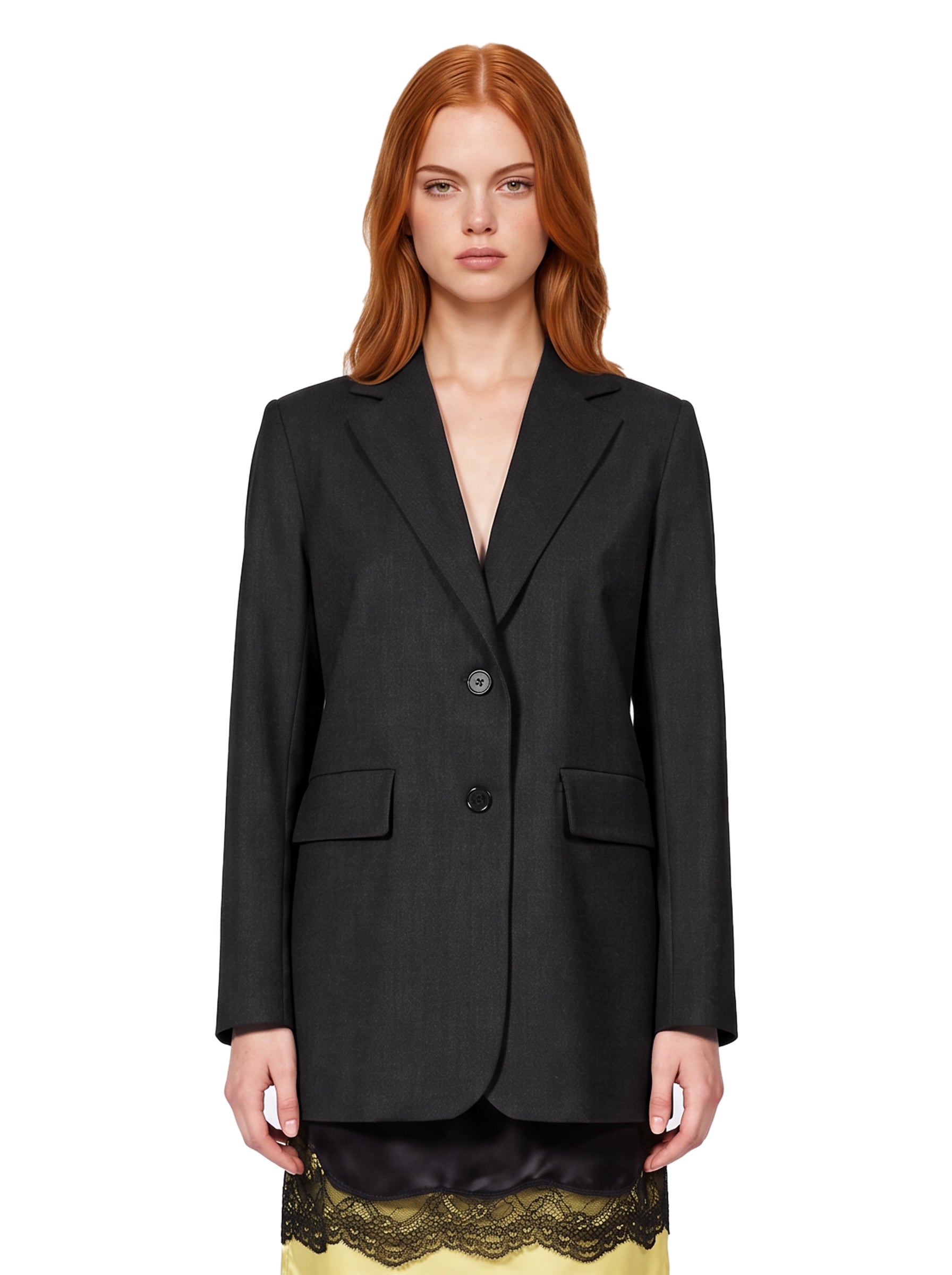 Blazer lungo Gentileschi in grigio 