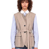 Gilet Hawaii in beige 