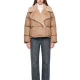 Piumino Fico in beige 