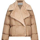 Piumino Fico in beige 