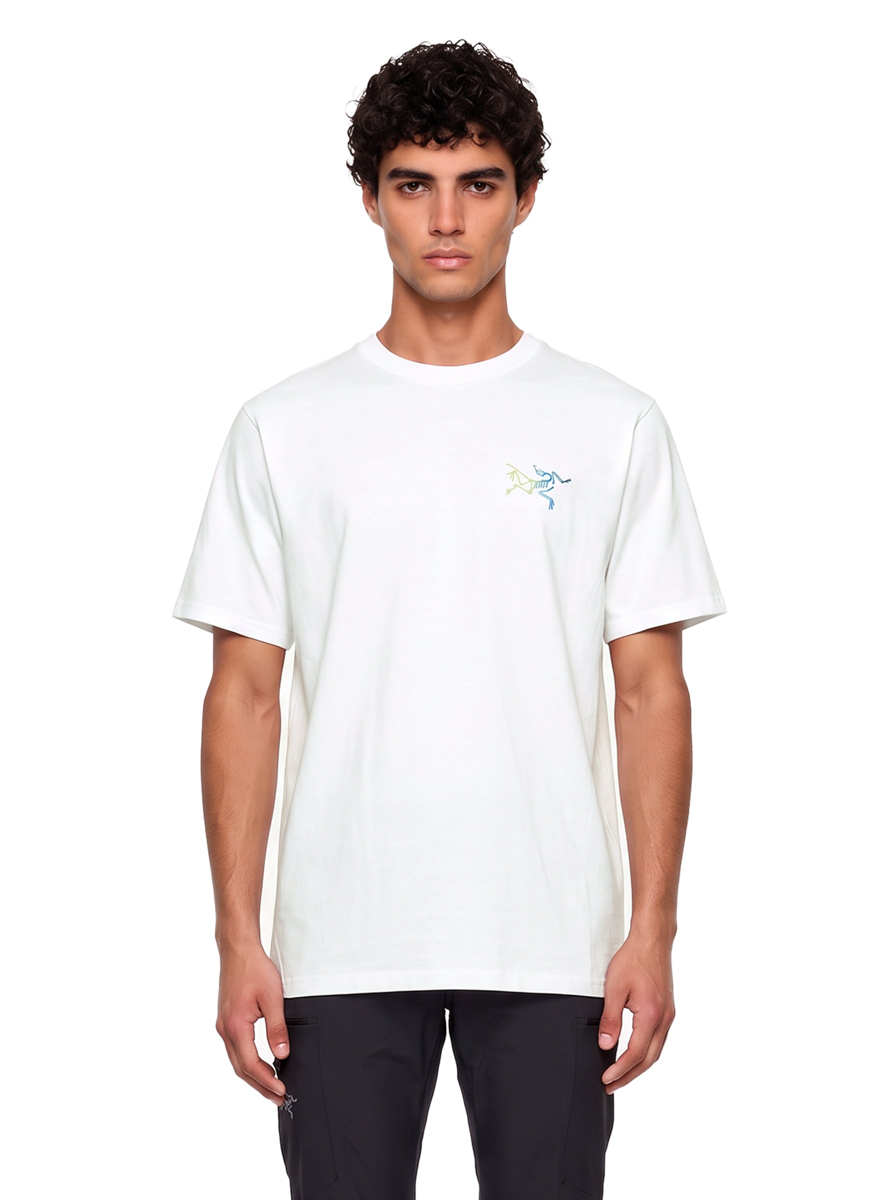 T-shirt Kragg SS in bianco 