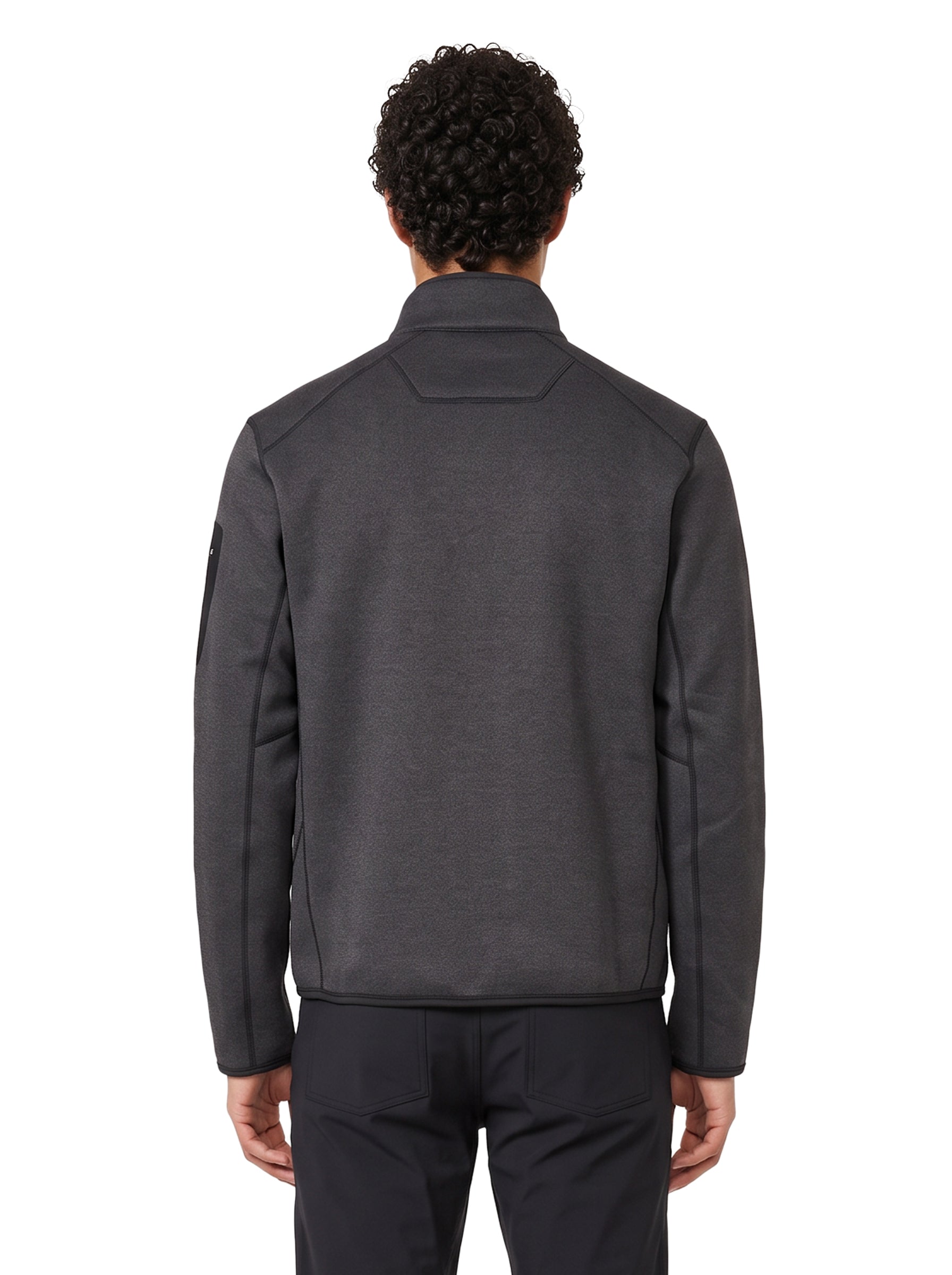 Cardigan Covert in grigio 