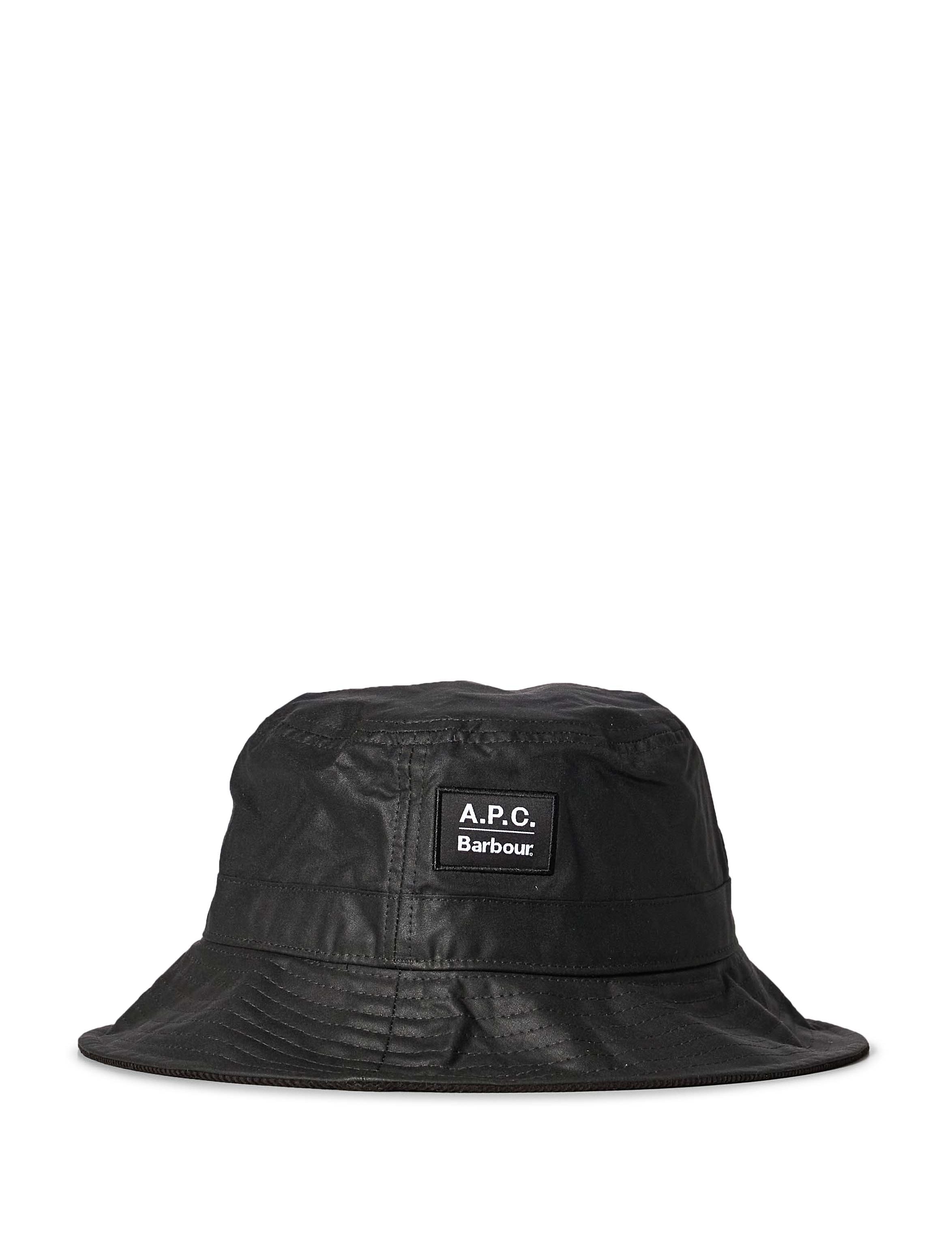 Cappello da pescatore cerato in verde 