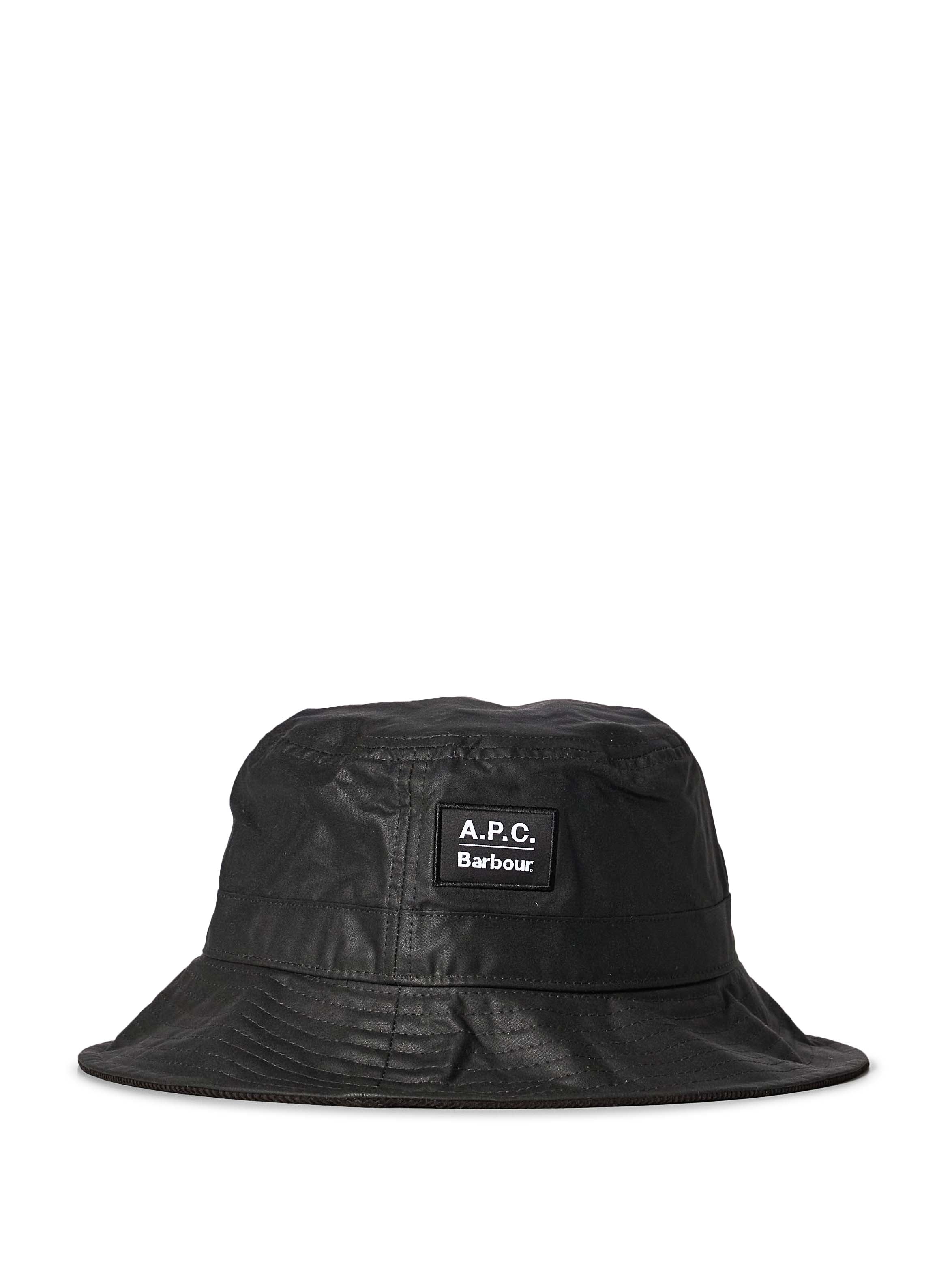 Cappello da pescatore cerato in verde 