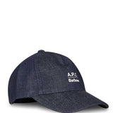 Berretto in denim blu 