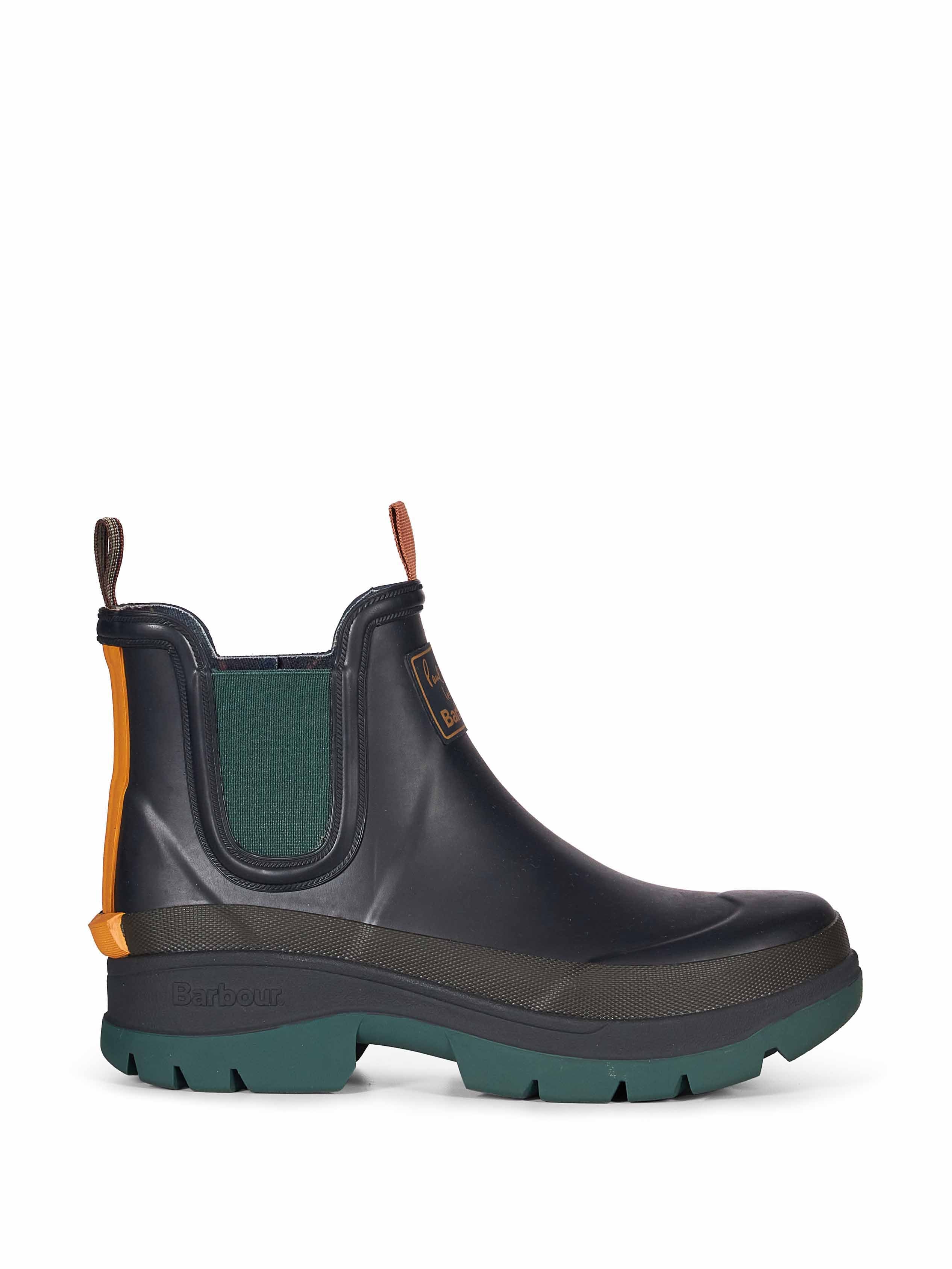 Stivalettii Chelsea Paul Smith Loves Barbour blu 