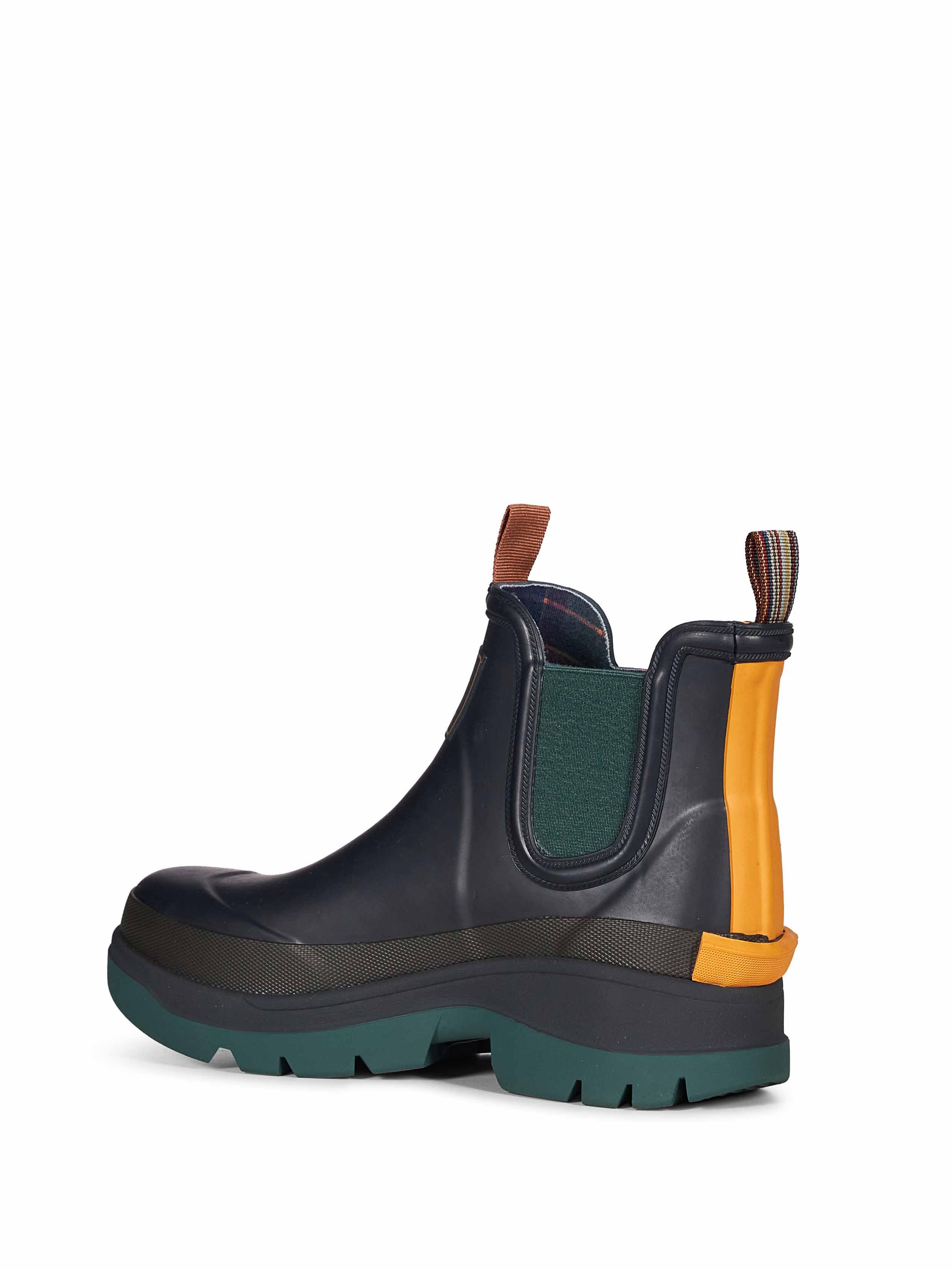 Stivalettii Chelsea Paul Smith Loves Barbour blu 